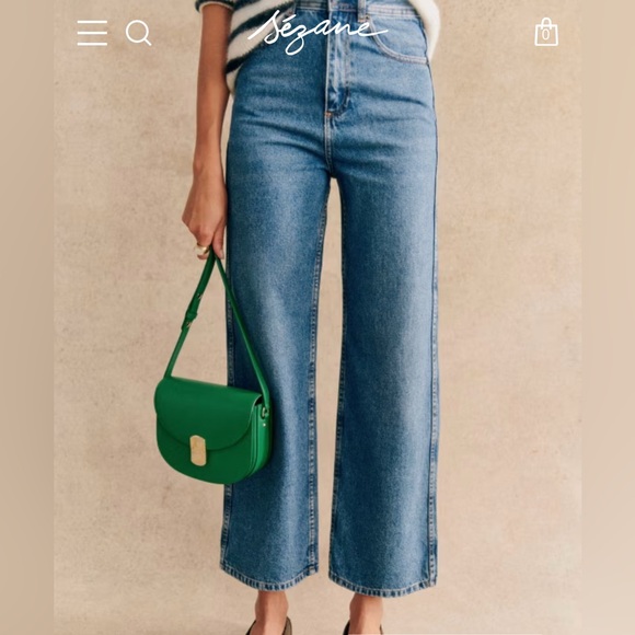 Sezane Le Crop Jeans - Picture 4 of 4